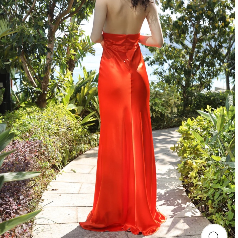 Sau Lee Liv Satin Gown - Gem